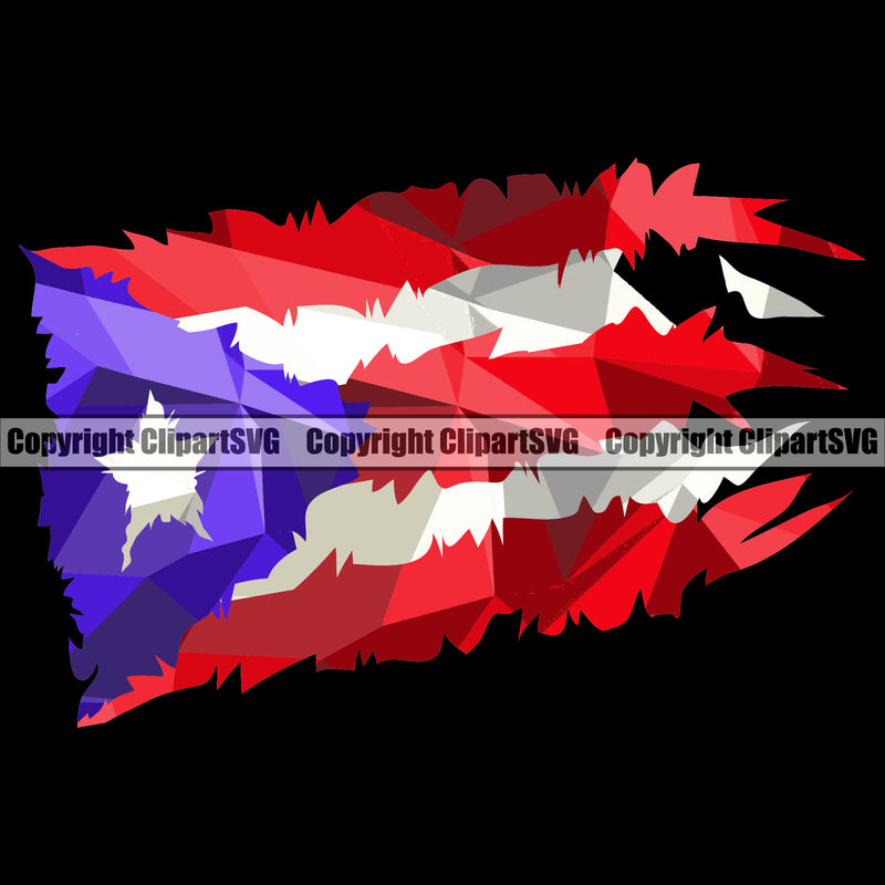 Country Map Nation National Puerto Rico Distressed Crackle Black Color Red Design Element Flag Emblem Badge Rican Symbol Latin Latino Latina Caribbean Island Icon Global Official Logo Clipart SVG