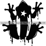 Country Map Nation National Puerto Frog To Full Drip Design Element Rico Flag Emblem Badge Rican Symbol Latino Latina Spanish Caribbean Icon Global Official Sign Logo Clipart SVG