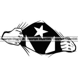 Country Map Nation Hand Hands Rip Ripping Design Element Puerto Rico Flag Badge Rican Symbol Latin Latino Latina Spanish Caribbean Island Icon Global Official Sign Logo Clipart SVG