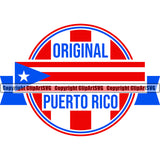 Country Map Nation National Puerto Original Puerto Rico Red Color Quote Text Design Element Flag Emblem Badge Rican Symbol Latino Latina Caribbean Island Icon Global Official Sign Logo Clipart SVG