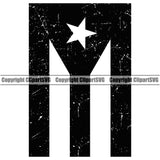Country Map Nation National Puerto Rico Flag Wavy Shinny Design Element Emblem Badge Rican Symbol Latin Latino Latina Spanish Caribbean Icon Global Official Sign Logo Clipart SVG