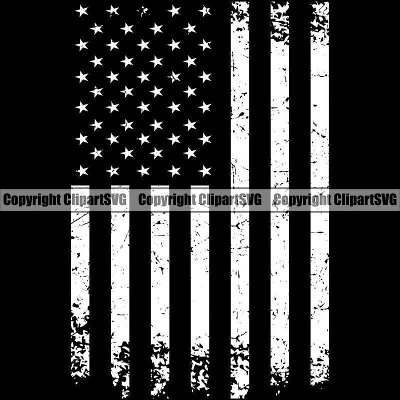 Country Map Nation National Emblem United States Distressed Flag Black Color Design Element American USA US America Badge Symbol Icon Global Official Sign Design Logo Clipart SVG