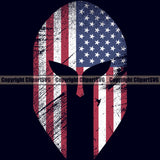 Country Map Nation National Spartan Helmet Colorful Design Element United States Flag American USA US America Symbol Icon Global Official Sign Design Logo Clipart SVG