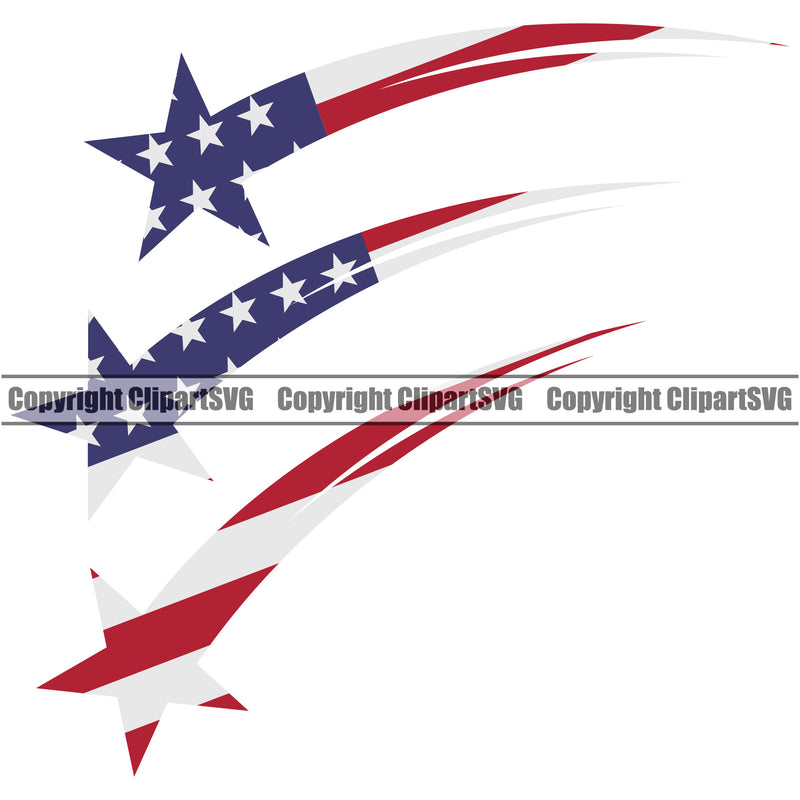 Country Map Nation National Emblem United States Flag American USA Stars Shooting White Background Design Element America Badge Symbol Icon Global Official Design Logo Clipart SVG