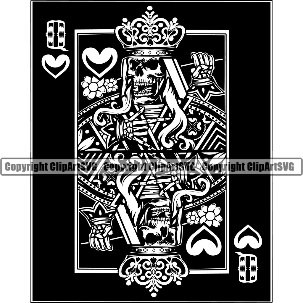 Skull King Logo Free SVG File - SVG Heart