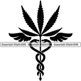 Marijuana Medicine Leaf Logo Design Element Legalize Pot Organic Leaf Medical Medicine Health Herb Plant Cannabis Hemp Drug Grass Weed THC Legal Art Logo Clipart SVG