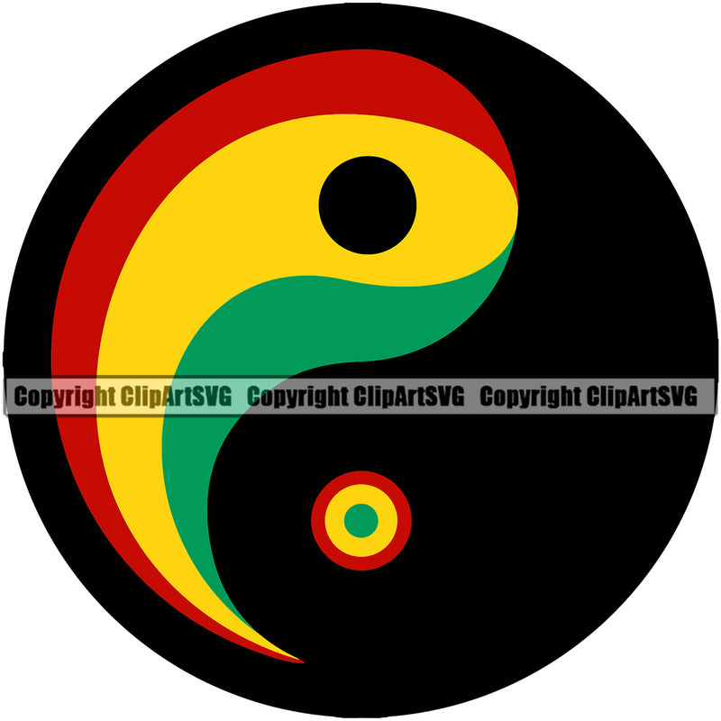 Hobby Yin Ying Color Logo Design Element Marijuana Legalize Pot Organic Leaf Medical Medicine Health Herb Plant Cannabis Hemp Drug Grass Weed THC Legal Art Logo Clipart SVG