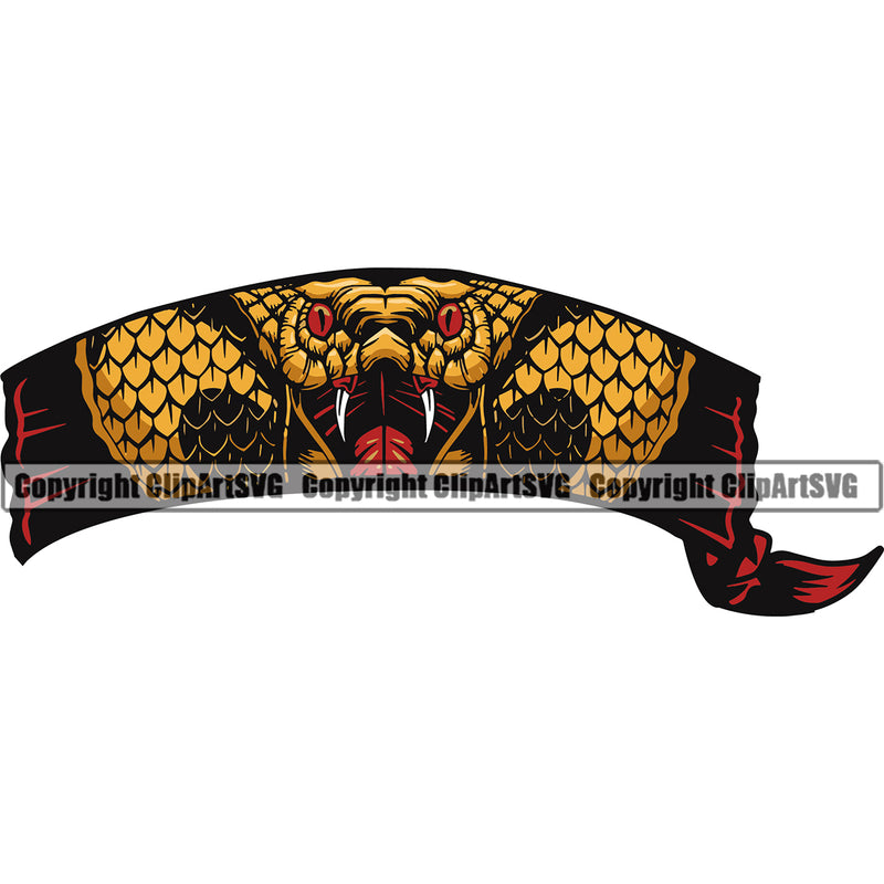 Headband Guitar Cobra Vector Color Design Element Musical Instrument Music Band Orchestra Concert Acoustic Jazz Classical Musician Rock And Roll Sound Logo Clipart SVG