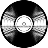 DJ Music Disc Record Album Vector White Background Dee Jay Party Disco Sound Audio Night Club Dance Entertainment Nightlife Turntable Disc Jockey Spin Vinyl Spinning Equipment Clipart SVG