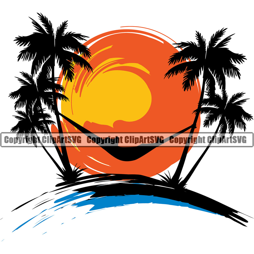 sunset vector logo