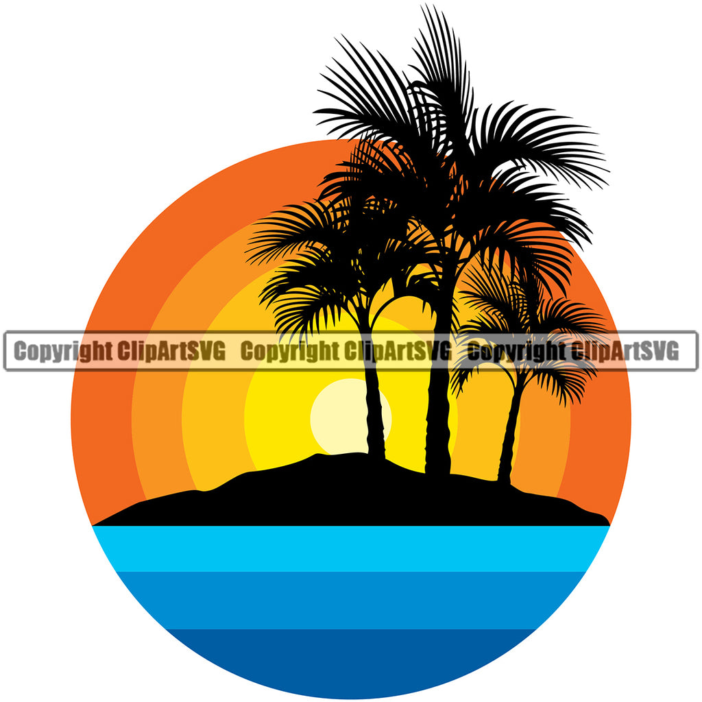 Sunset Logo by Yoga Perdana on Dribbble