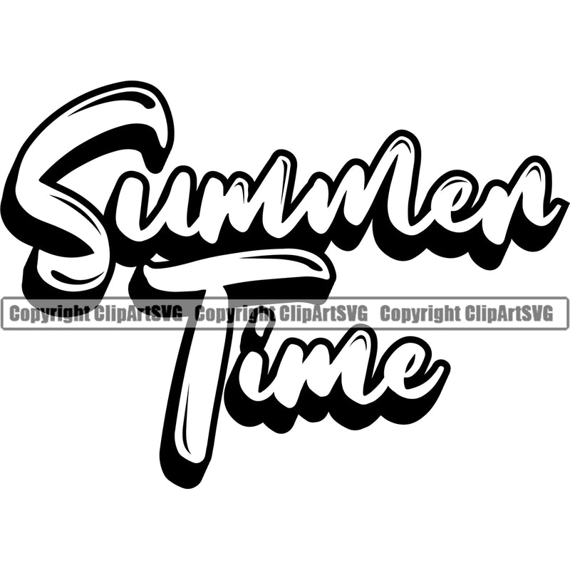 Surfing Time Quote Beach Summer Surf Ocean White Background Design Element Tropical Wave Vacation Travel Sea Surfboard Palm Paradise Island Surfer Hawaii Nature Sun Sunset Clipart SVGg