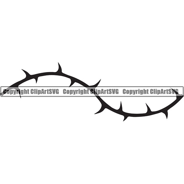 Nature Flower Thorns Black Live Wavy Design Element White Background Floral Plant Leaf Garden Gardener Blossom Bouquet Bloom Flora Rose Stem Botany Border Outline Logo Clipart SVG