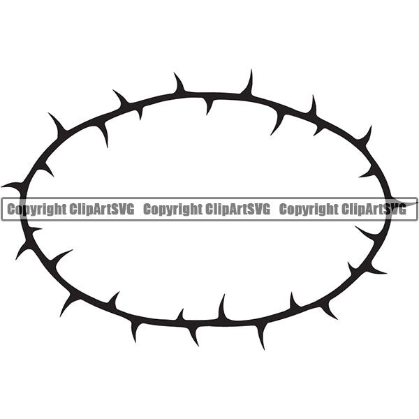 Nature Flower Thorns Black Oval Design Element Floral Plant Leaf Garden Gardener Blossom Bouquet Bloom Flora Rose Stem Botany White Background Border Outline Logo Clipart SVG
