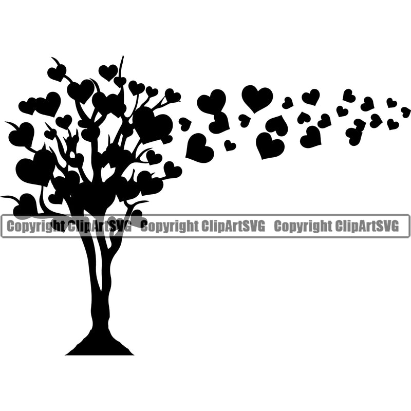 Nature Tree Hands Blowing White Background Design Element Green Landscape Landscaping Landscaper Forest Foliage Leaf Summer Plant Garden Gardener Outdoor Spring Botany Clipart SVG