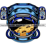 Astronaut Helmet Space Suit Moon Shuttle Nasa Space Color Design Element White Background Technology Space Shuttle Spaceman Planet Spaceship Spacesuit Scifi Sci-Fi Art Clipart SVG