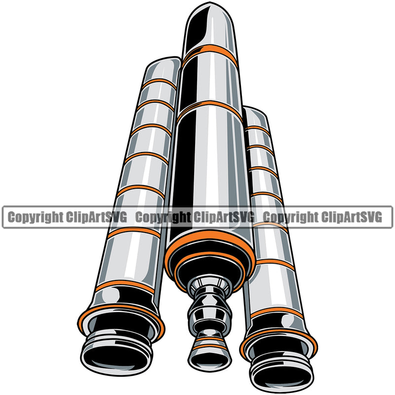 Spaceship Rocket Astronaut White Background Design Element Astronaut Science Technology Space Shuttle Spaceman Planet Spaceship Spacesuit Scifi Sci-Fi Art Clipart SVG