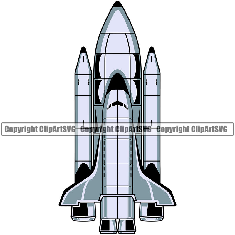 Astronaut Shuttle Gary Color Outer Space Spaceman Astronaut Logo Clipart SVG
