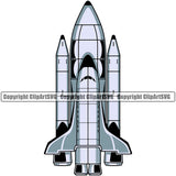 Astronaut Shuttle Gary Color Outer Space Spaceman Astronaut Logo Clipart SVG