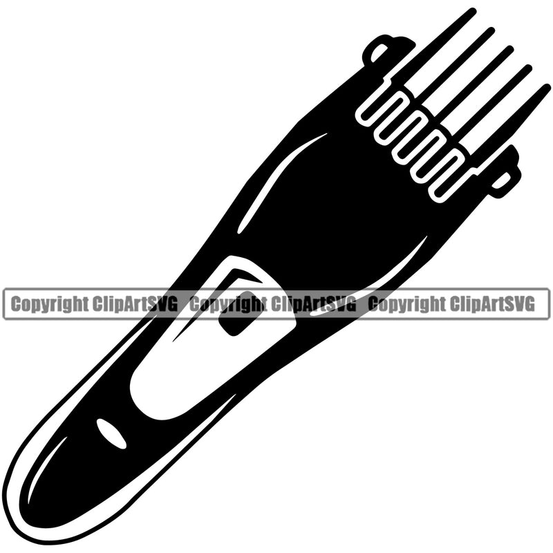 Occupation Barber Clippers Design Barber Barbershop Hairstylist Hair Cut Logo Clipart SVG
