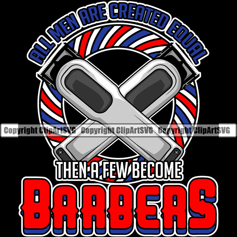 Barber Occupation Clippers Clipper Razor Color Shop Barbershop Hair Cut Hairdresser Haircut Hairstyle Hairstylist Beauty Salon Beard Shave Shaving Groom Grooming Design Element Retro Vintage Business Company Logo Clipart SVG