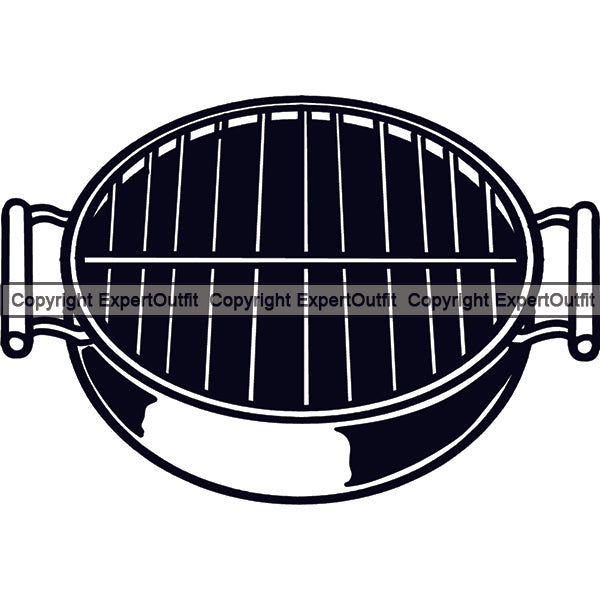 Chef Cook Cooking Cooker BBQ Barbecue Grill Pelt Pan White Background Design Element Food Restaurant Kitchen Cuisine Culinary Gourmet Design Logo Clipart SVG