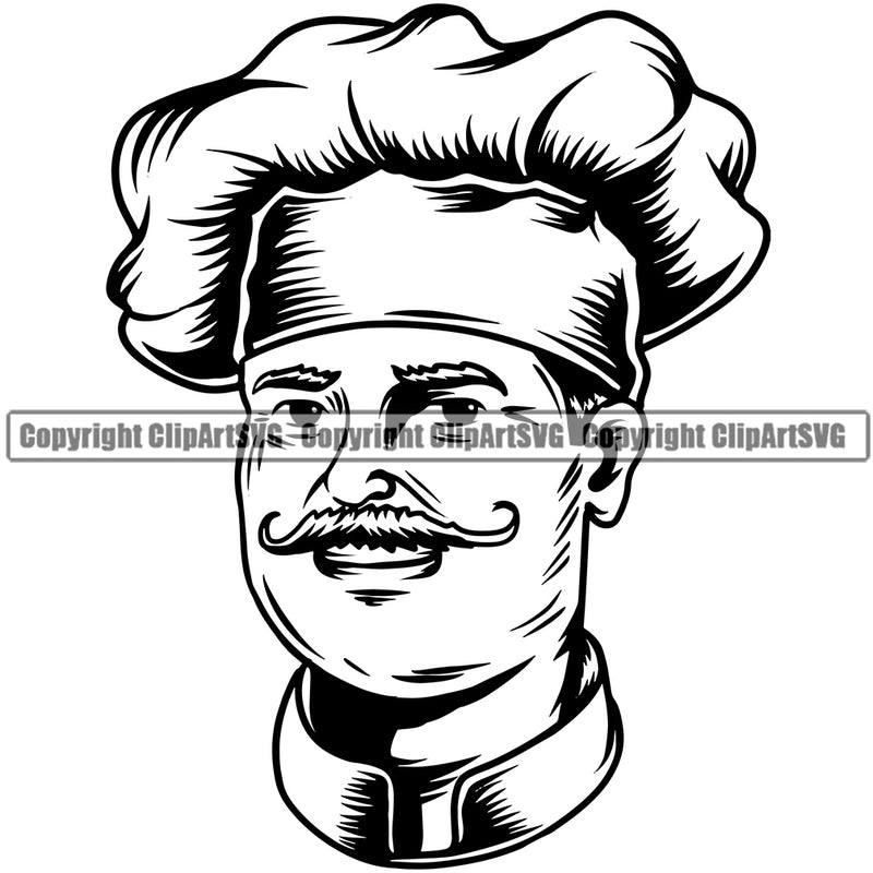 Chef Cook Cooking Cooker BBQ Barbecue Grill Food Chef Baker Hats Vector Design Element Restaurant Kitchen Cuisine Culinary Gourmet Design Logo Clipart SVG