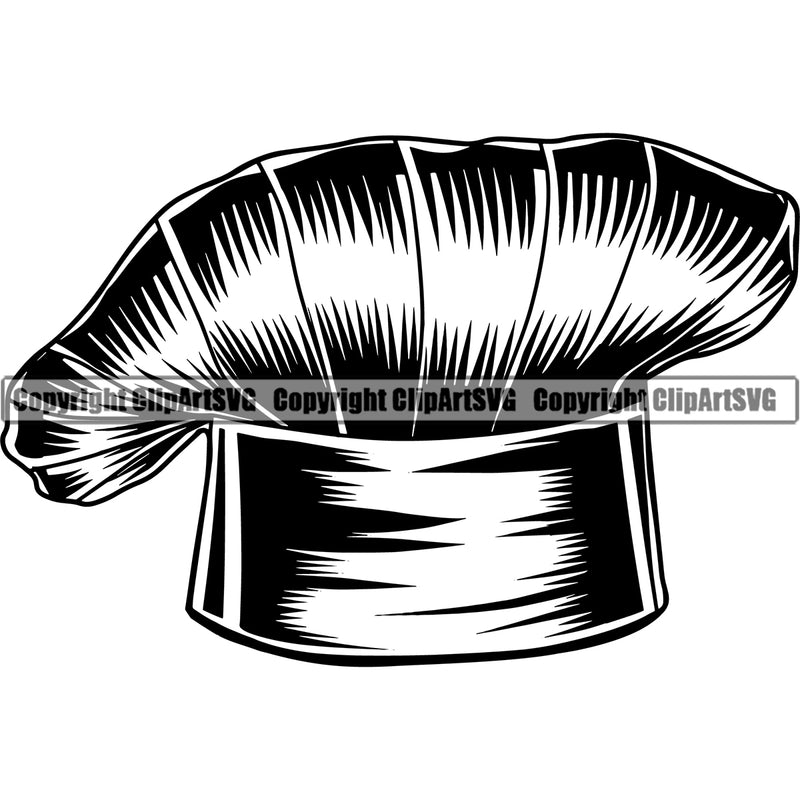 Chef Cook Cooking Cooker BBQ Barbecue Grill Food Restaurant Cook Hat White Background Design Element Kitchen Cuisine Culinary Gourmet Design Logo Clipart SVG