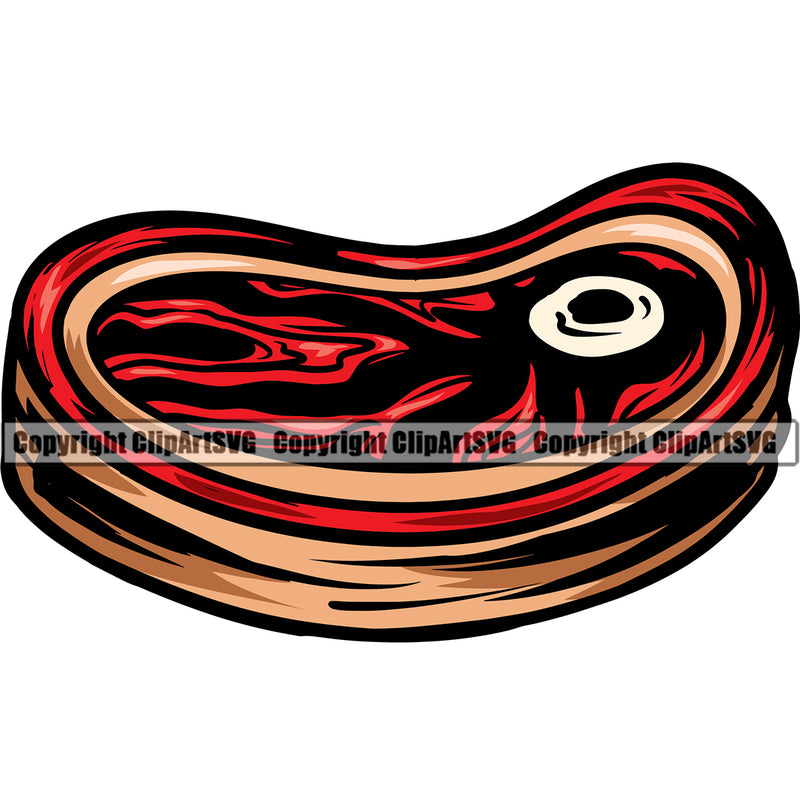 Chef Cook Cooking Cooker BBQ Barbecue Grill Food Steak Color White Background Design Element Restaurant Kitchen Cuisine Culinary Gourmet Design Logo Clipart SVG