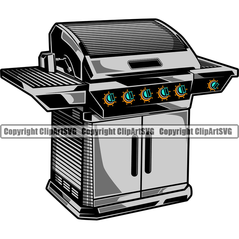 Chef Cook Cooking Cooker BBQ Barbecue Grill Food Chef Grill House Design Element Restaurant Kitchen Cuisine Culinary Gourmet Design Logo Clipart SVG