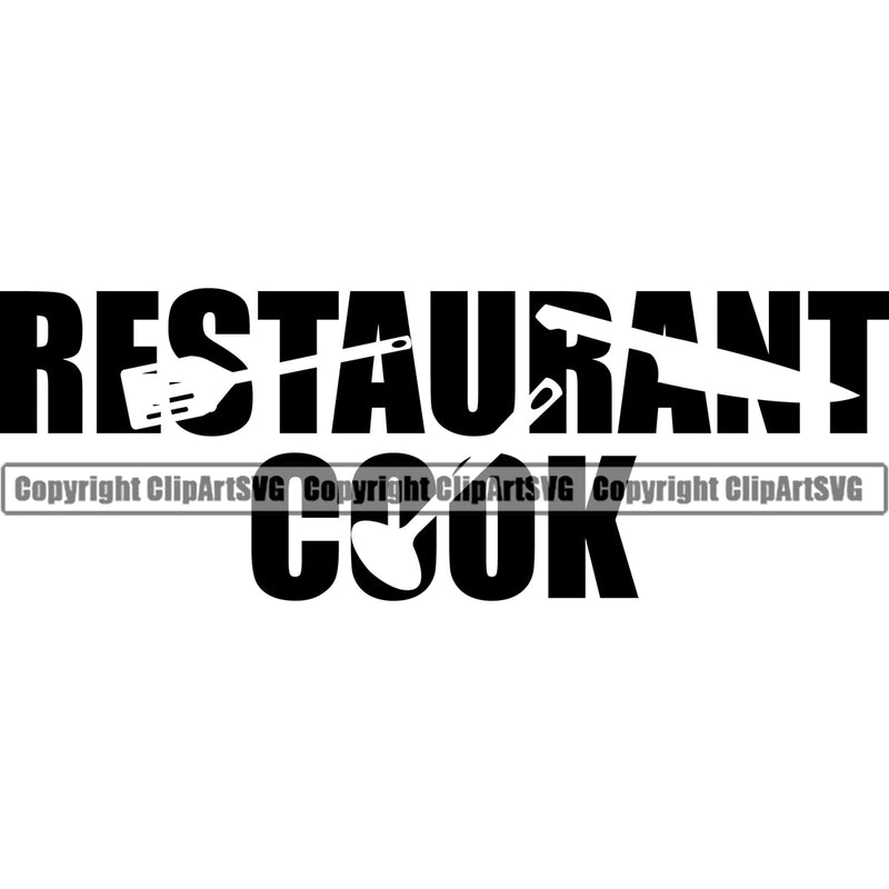 Chef Cook Cooking Cooker BBQ Barbecue Grill Food Restaurant Chef Cook Sil Quote Text Design Element White Background Kitchen Cuisine Culinary Gourmet Design Logo Clipart SVG