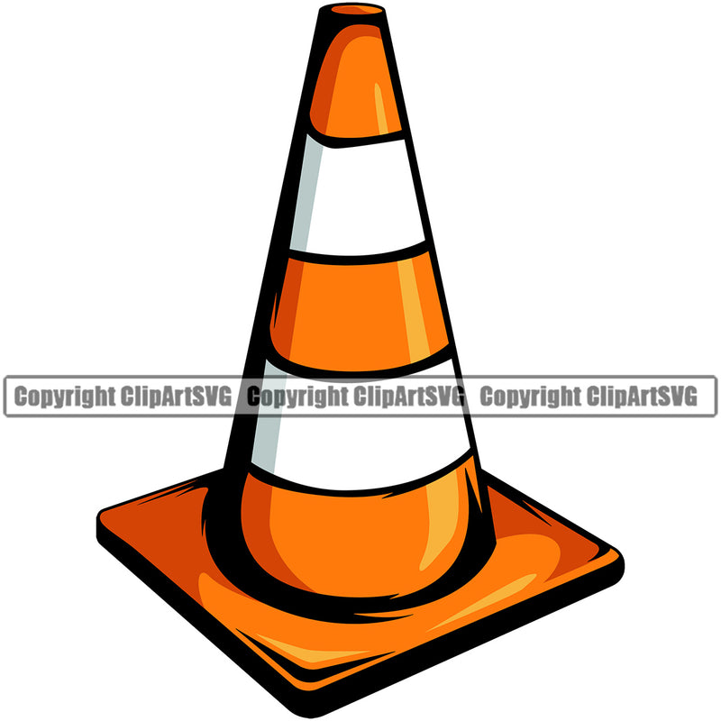 Construction Work Worker Building Contractor Builder Build Building Construction Street Road Barricade Cone Color Design Element White Background Carpenter Business Company Job Design Logo Clipart SVG