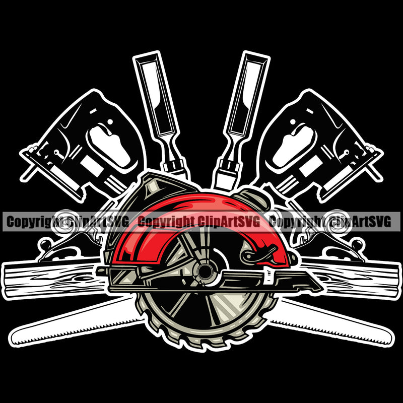 Construction Work Worker Building Contractor Builder Build Building Carpenter Life Black Background Design Element Carpenter Business Company Job Design Logo Clipart SVG