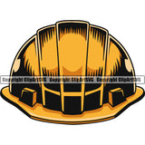 Construction Helmet Hard Hat Work Worker Building Contractor Builder Build Building Construction Helmet Yellow Color White Background Design Element Carpenter Business Company Job Design Logo Clipart SVG