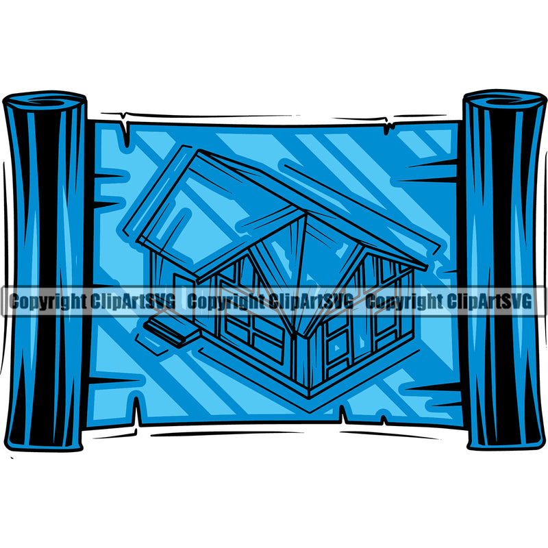 Construction Work Worker Building Contractor Builder Build Building Construction Home Repair Architecture Plans Color Design Element Carpenter Business Company Job Design Logo Clipart SVG