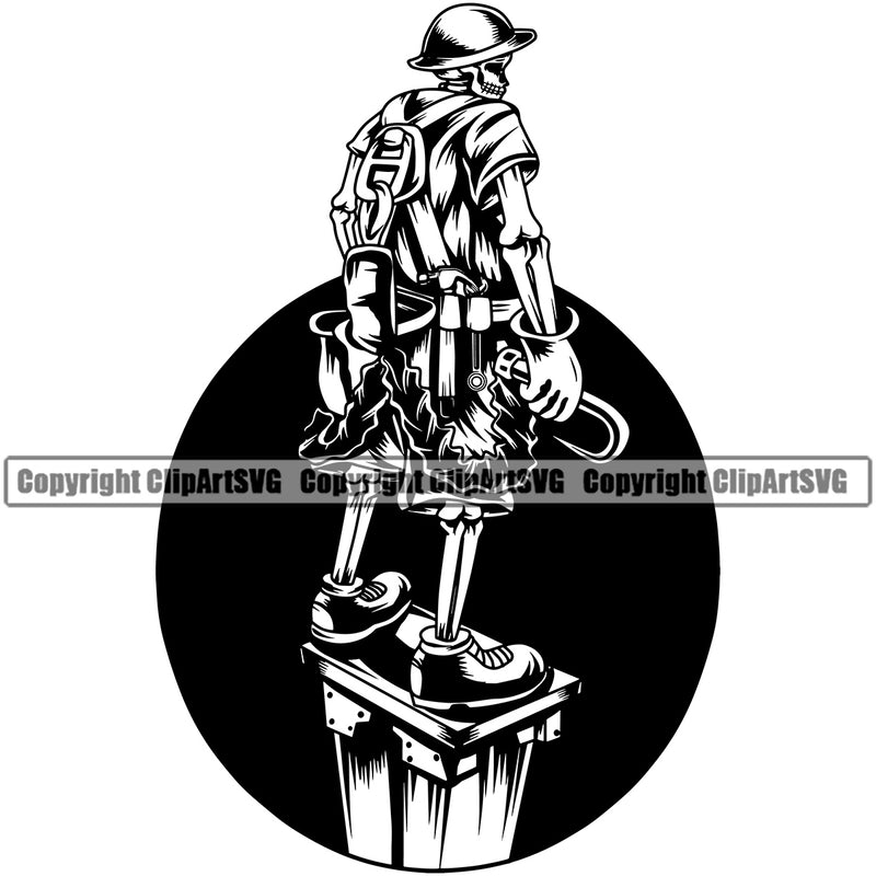 Construction Work Iron Worker Building Contractor Builder Build Building Carpenter Construction Skull Steel Worker Vector Design Element Business Company Job Design Logo Clipart SVG
