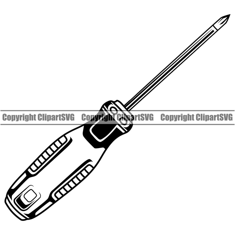 Electrician Electric Worker Work Technician Tech Construction Electrical Repair Tools Screwdriver Vector Design Element Service Job Company Business Design Logo Clipart SVG