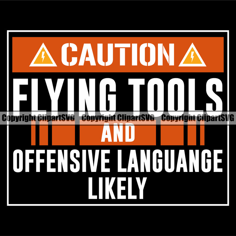 Electrician Electric Worker Work Technician Tech Construction Electrical Repair Caution Quote Text White And Red Color Design Element Black Background Service Job Company Business Design Logo Clipart SVG