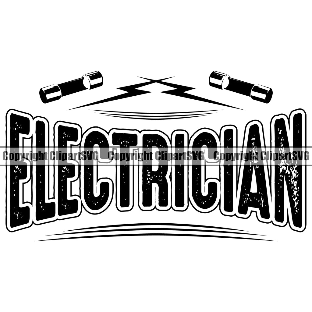Electrician Electric Worker Work Technician Tech Skull Skeleton Color Head  Angry Face White Background Design Element Construction Electrical Repair  Tools Service Job Company Business Design Logo Clipart SVG – ClipArt SVG