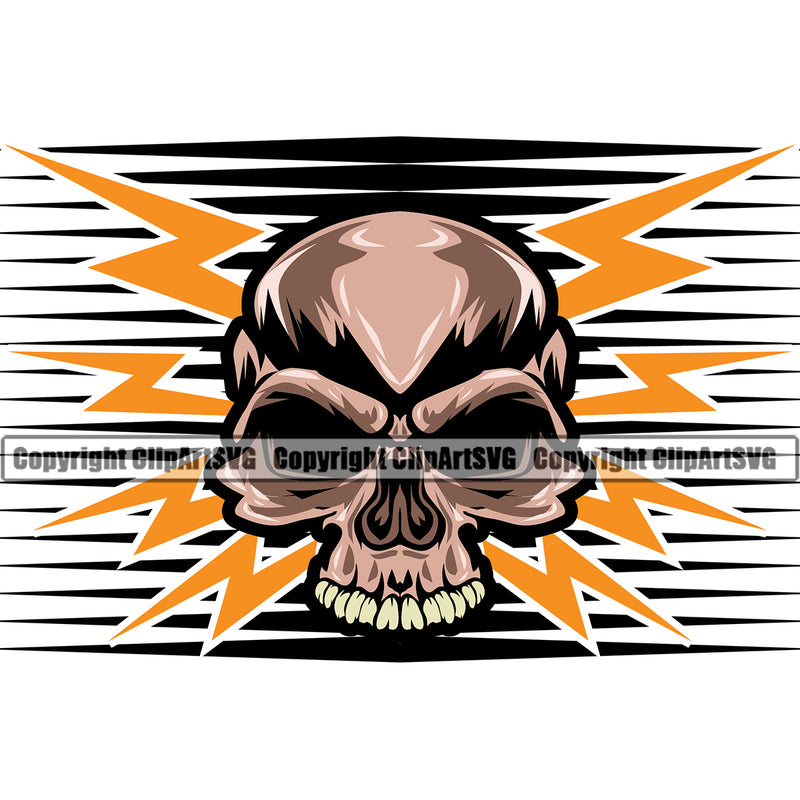 Electrician Electric Worker Work Technician Tech Skull Skeleton Color Head Black Background Design Element Construction Electrical Repair Service Job Company Business Design Logo Clipart SVG