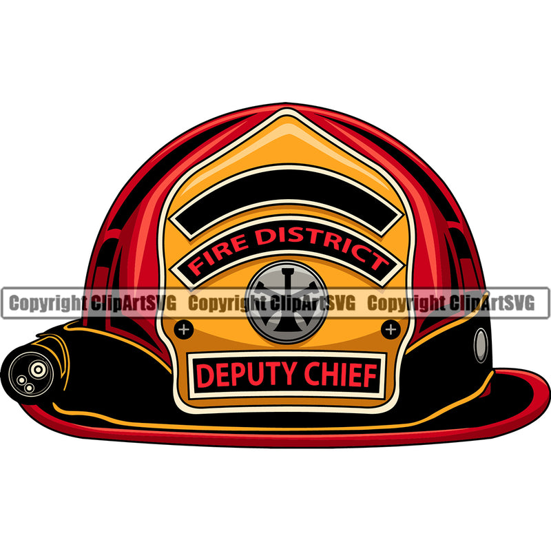 Firefighting Firefighter Color Helmet Design Element Fire Fighting Fireman Rescue Equipment Safety Danger Protection Department Hero Work Firemen Occupation Gear Flame Fighter Emergency Art Design Logo Clipart SVG