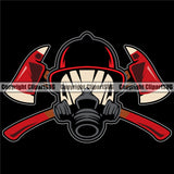 Firefighting Firefighter Fire Fighting Color Black Background Fireman Rescue Equipment Helmet Safety Danger Protection Department Hero Work Firemen Occupation Gear Flame Fighter Emergency Art Design Logo Clipart SVG