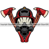 Firefighting Firefighter Fire Fighting Helmet Color Design Element  Fireman Rescue Equipment Safety Protection Department Hero Work Firemen Occupation Gear Flame Fighter Emergency Art Logo Clipart SVG