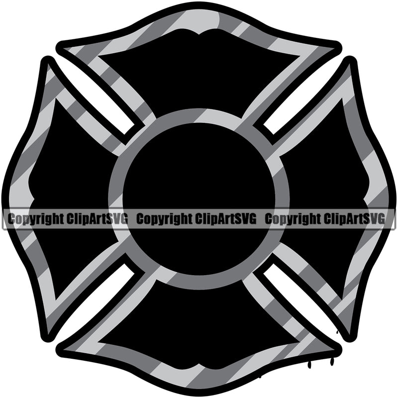 Firefighting Firefighter Fire Fighting Fireman Black Color Symbol Design Element Rescue Equipment Helmet Safety Danger Protection Department Hero Work Firemen Occupation Gear Flame Fighter Emergency Art Logo Clipart SVG