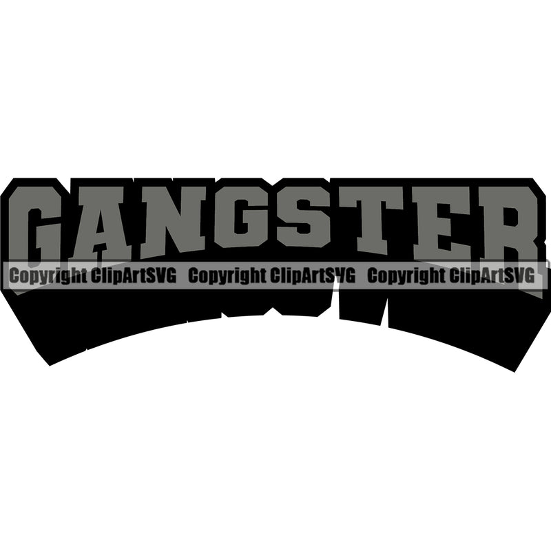 Gangster Crime Criminal Mafia Illustration Vintage Mob Boss Isolated Gangster Color Quote Text White Background Design Element Character Horror Criminal Logo Clipart SVG