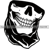 Gangster Crime Criminal Mafia Illustration Vintage Mob Boss Gangster Skull Skeleton Mask Black Color White Background Design Element Isolated Character Horror Criminal Logo Clipart SVG