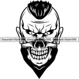 Gangster Crime Criminal Mafia Illustration Vintage Mob Gangster Angry Face Vector Design Element Boss Isolated Character Horror Criminal Logo Clipart SVG