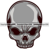 Skull Skeleton Head Handle Bars Vector Mechanic Engine Auto Repair Automotive Service Car Truck Motorcycle Technician Garage Shop Vehicle Maintenance Design Element Company Business Logo Clipart SVG