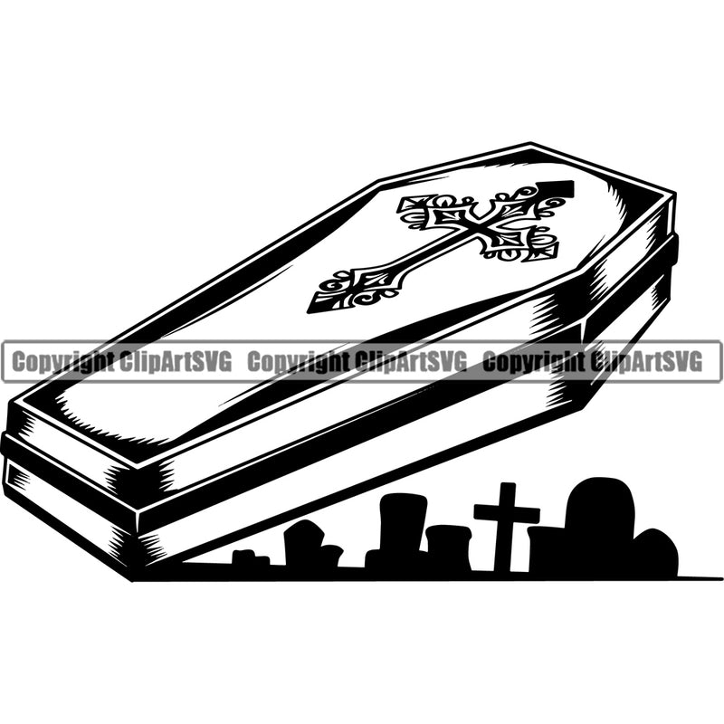Mortuary Coffin Woman Vector Design Element Science Funeral Burial Service Die Pass Away Cremate Cremation Death Morgue Autopsy Dead Body Corpse Cadaver Health Horror Logo Clipart SVG
