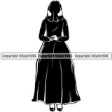 Mortuary Woman Silhouette White Background Design Element Science Funeral Burial Service Die Pass Away Cremate Cremation Death Morgue Autopsy Dead Body Corpse Cadaver Health Horror Logo Clipart SVG